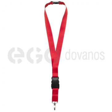 Lanyard with detachable buckle