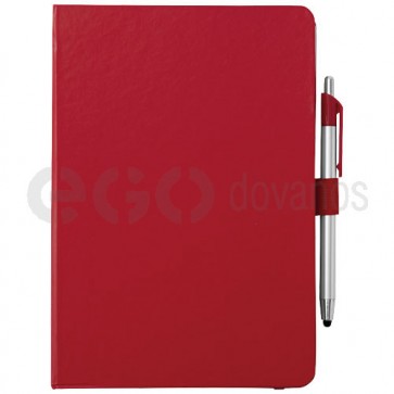 Crown A5 Notebook and stylus ballpoint Pen