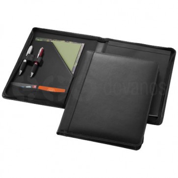 Harvard A4 leather zipper portfolio