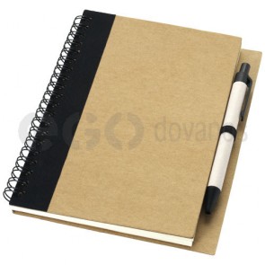 Priestly notebook with pen