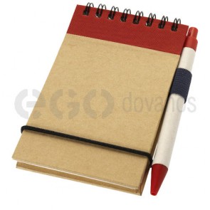 Zuse jotter with pen