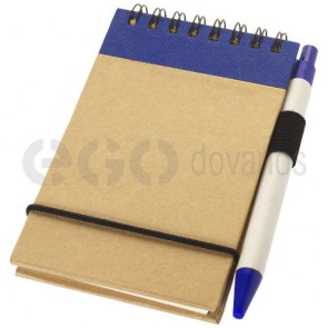 Zuse jotter with pen