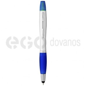 Nash stylus ballpoint pen and highlighter