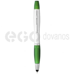 Nash stylus ballpoint pen and highlighter