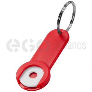 Shoppy coin holder key chain