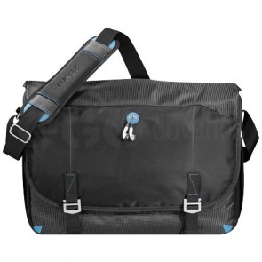 Checkpoint friendly 17" laptop messenger bag